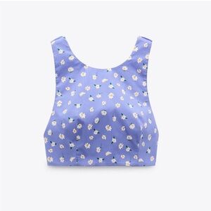 NWOT Zara crop top size M